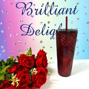 🧜🏽‍♀️SUPER SALE STARBIE JEWEL MERLOT RED CUP